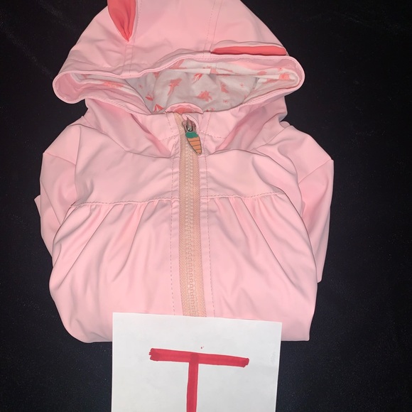 Cat & Jack. Girls hooded & lined rain jacket. EUC! Sz 18 Month - Picture 10 of 11